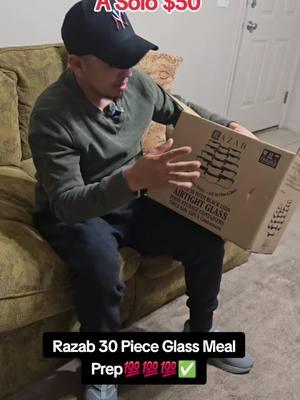 ✅️👌💥💯Razab 30 Piece Glass Meal Prep💯👌✅️ #Razab #30 #piece #glass #meal #prep #loncheras #lonche #trabajo #work #TikTokShop #foryou #viral #fip 