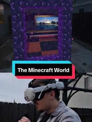 Mixed Reality Is Cool and Stuff #vr #virtualreality #gaming #vrgaming vr games #minecraftvr #vrminecraft vr headset #quest3s #quest3 #quest2 quest games #mixedreality #vrmr #arvr #augmentedreality #valtyvr 