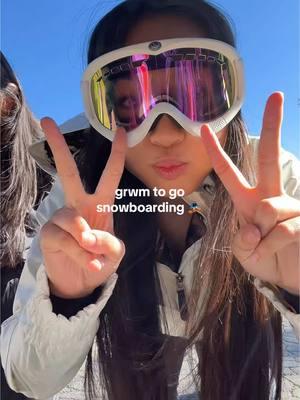 ended up taking off 3 layers + added a helmet & scarf ❄️ #grwm #fypシ #snowboardtiktok #snowboardoutfit 