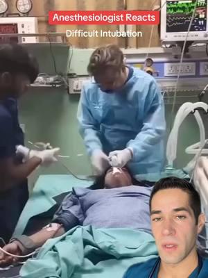 A difficult intubation #intubation #medical #emergency #surgery