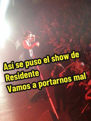 Así se puso el show de Residente  Vamos a portarnos mal #residente #reneresidente #calle13 #puertorico #boricuas🇵🇷 #conciertos #showenvivo 