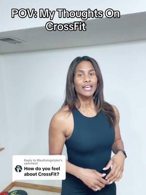 Replying to @Mauilivingstylez My thoughts on CrossFit! #strengthtrainingforwomen #genxwomen #perimenopause #menopause #perimenopausesupport #bodytransformation #menopausesupport #hormoneimbalance #fitover50 #fitover40 #leanbodytransformation 