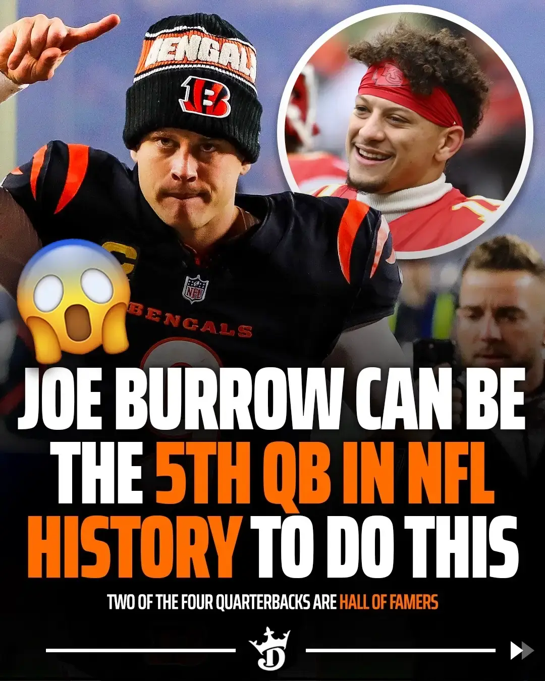 Is Joe Burrow a future Hall of Famer? 🤔 (h/t NBC Sports, Stathead Football) #football #nfl #joeburrow #bengals #patrickmahomes #peytonmanning #drewbrees #danmarino #quarterback #footballtiktok #nfltiktok #sports #sportstiktok 