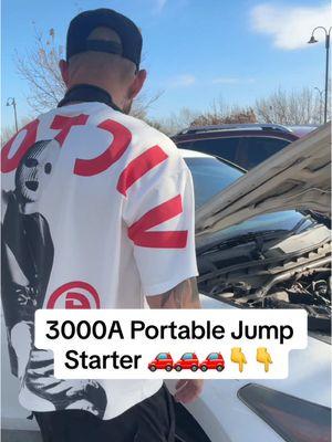 Jump starter de 3000 mh , para vehículos 🚗  ideal para esta temporada de invierno #jumpstarter #jumperstarter #jumpstarter🚗 