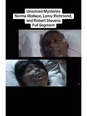 Unsolved Mysteries Norma Wallace, Leroy Richmond, and Robert Stevens Full Segment #unsolvedmysteries #robertstack #fyp #fy #fypシ #foryoupage #foryou #for #you #page #viral #viralvideo #viraltiktok #makeitgoviral #newjersey #nj #washingtondc #florida #fl #mail #postoffice #postalservice #worker #employee #illness #hospital #solved 