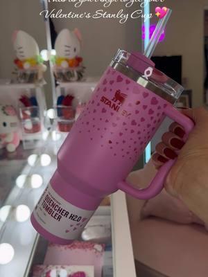 Stanley’s Valentine’s Cup is so pretty ✨🎀💖 @Stanley Brand  . . #stanleyvalentinesday #stanleyvalentinescup #StanleyCup #newstanleycup #stanley #stanleytumbler #ValentinesDay #beautiful #fyp #foryou #viral #tiktok #tiktokviral 