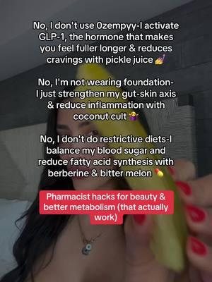 Coconut cult, pickle juice, & Berberine doing the LORDS work for my annual glow up! How to improve metabolism. Benefits of Berberine. Who should use Berberine. Bitter melon supplement. Berberine supplement for metabolism. Glow up 2025. #berberine #metabolism #howtoglowup #appetitecontrol 