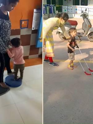 Thank you to all of our supporters - Aayan lives in Ahmedabad Gujarat, India and he is able to both walk with a helping hand and now- for the first time at age 3; he can explore independently while wearing his donated Pediatric Belt Cane! Thank you So MUCH!! #grateful #thankyou #onh #opticnervehypoplasia