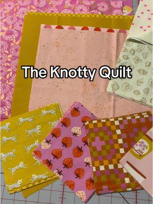 I’m excited to see how this turns out! The pattern is the Knotty Quilt from @Mojave Farms Quilting Company  Rotary cutter from @Martelli Notions  It’s not too late to join the quilt along! #quilting #quilts #sewing #quilter #quilt #quiltersoftiktok #knottyquilt #knottyquiltqal 