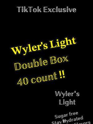 @WylersLight #wylerslight #tiktokexclusive #drinkmix #newyearnewaura #newyearsresolution #dailywaterintake #watertiktok #fypシ゚viral #sugarfree 