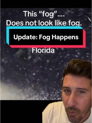 Not talking about the fog is coming SpongeBob or fog in the Philippines but rather conspiracy fog because too many people don’t seek real answers for a topic they know nothing about but rather make up stuff to feel better. No, I understand not everyone is familiar with the London fog or the velvet fog, but sea fog in Florida is real man. #fog #fogvid24 #seafog #densefog #floridafog #fogconspiracy #smartdust #darpa #foggy #greenscreen #greenscreenvideo 