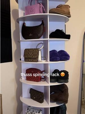 it’s a new year, get yourself, your shoes & bags organized 🫶🏻🙌🏻 it’s worth every penny #shoes #shoehead #organized #room #fypシ #worthit #itsaneed #obssesion #bags #satisfied #ttshop #2025 #toryburch #coach #uggs #nike 