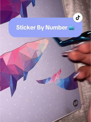 🐳🫶🏼🐳🫶🏼🐳#stickerbynumber #whales #stickerart #fypシ 