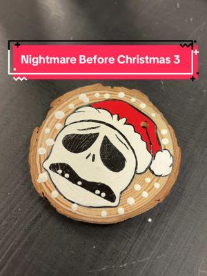 #nightmarebeforechristmas #jackskeleton #jackskeletonpainting #jackskeletonornament #painting #acrylicpainting #woodenpainting #christmasornaments #christmaspainting #diypresents #christmas 