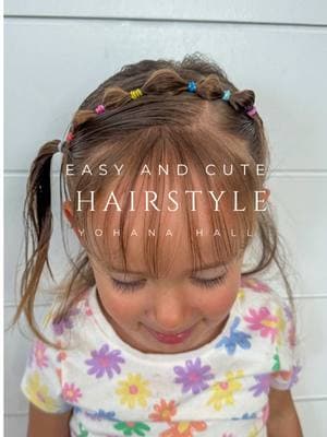 Cute and easy hairstyle for toddlers! #hairstyle #cutehairstyles #easyhairstyles #trendinghairstyles #toddlerhair #toddlerhairstyles 