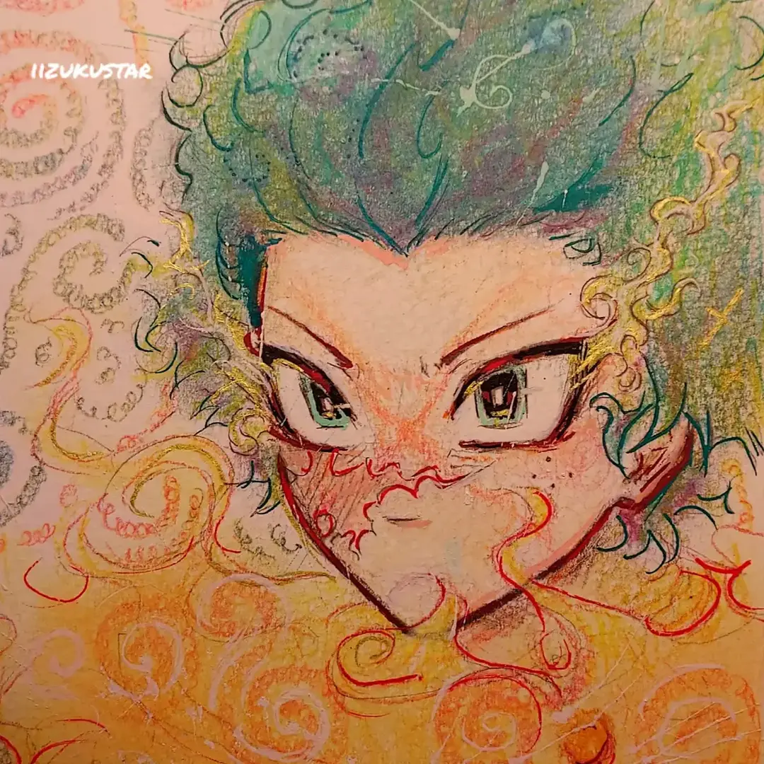 i drew this during a instagram live #fyp #fypシ #mha #bnha #2025 #firstpost #deku #izuku #midoriya #izukumidoriya #art #traditionalart #colorpencil #softpastel #acrylic #multimedia 