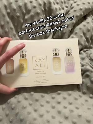 she’s gorgeous!!! this set was my christmas gift to myself ❤️ #kayali #kayalivanilla28 #vanilla28 #sephora 