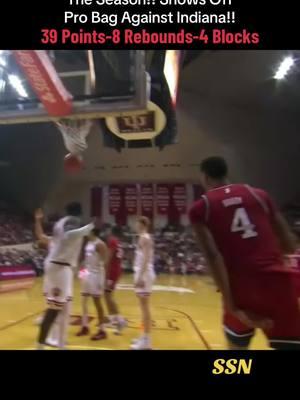 Ace Bailey Puts On The Sickest Bucket Display Of The Season!! Shows Off Pro Bag Against Indiana!! Drops 39 Points And 4 Blocks!!  #acebailey #rutgers #collegebasketball #bigtenbasketball #airiousbailey #ncaabasketball #hooper #buckets #NBA #nbadraft #fyp #foryou #fypシ 