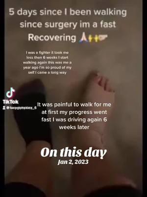 If you know me by now I had ankle surgery in February 26,2021 from fell on a rainy day 😢 #onthisday #foryoupage #MomsofTikTok #ankelbreaker #ankelsurgery #ankelrecoving #recovery #4yearsstrong 