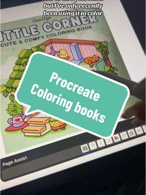 I got these free coloring books from @🍓❤️  she has a video pinned on how to do it 🥰  #ColoringBook #ProcreateColoring #Procreate #DigitalColoringBook #DigitalColoring #ColoringOniPad #Crafters #Crafter #Coloring 