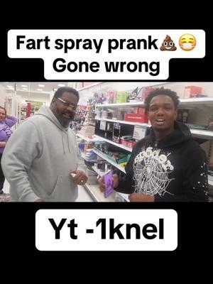 *GoneWrong* #viral #vir #prank #publicinterview #target #fart #fartspray #1knel