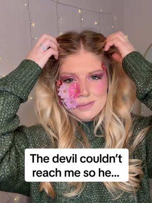 The devil couldn’t reach me so he gave me a portwine stain birthmark. #portwinestain #birthmark #birthmarkmakeup #makeuptransformations #makeupinfluencer 