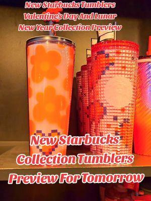 New Starbucks Tumblers and Collection coming tomorrow. Here is a preview. They will not let anyone buy it until tomorrow. There will be Lunar New Year the year of the snake collection with the cutest most adorable colorful snake ever!  There is a ceramic mug, tumblers and bottles. I love them all.  The New Valentines day collection at Starbucks is also coming tomorrow. What do you think?  Like and save this post, send to someone who needs This!  Comment below your finds and what you would  like to buy.😍 Follow @magicalsoulfoodie for more Disneyland News and Magical Finds. #disneyparks  #magicalsoulfoodie #disneyland #disney #disneylandmagickey  #disneyparks #magickey #homegoods #orangecounty #target #Starbucks #starbuckstumbler #starbucksrelease #lunarnewyear #ValentinesDay #starbucksvalentinesday #tumbler #valentinesfinds #tjmaxx #marshalls #shopping #starbucksnews @Starbucks 