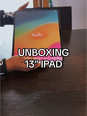 13” is a big difference🤓#newipad #unboxing #digitalstudent #appleproducts #fyp #unbox #gradstudent #socialworkersoftik #socialwork #socialworkstudent #foryoupage #unboxipad