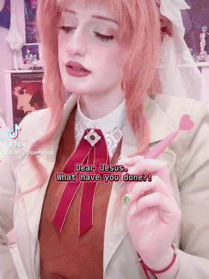 ‼️slight jumpscare warning #monikacosplay #dokidokilitertureclub #monikaddlc #monikaddlccosplay 