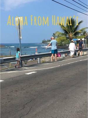 Aloha From Hawai’i  #alohafromhawaii #muchrepect✊🏾 #fypシ #hawaiilife #hawaiitiktokers #hawaiitiktok #fypシ゚viral🖤tiktok #kahaluubeach #kahaluubeachpark #kailuakona #hawaii 