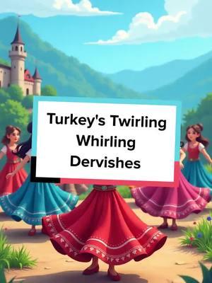 Ever seen a dance that feels like a spiritual spin? Check out the Sufi Dervishes of Turkey! Twirls, thrills, and a whole lot of fun! #Turkey #Sufi #WhirlingDervishes #History #Dance