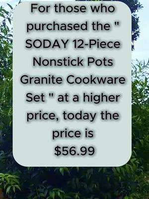 This is my second time ordering this cookware set! One as a gift and one for me because I love it so much and cannot beat the price!! #cookware #cookwareset #nonstickpans #nonstickpots #tiktokshopcybermonday #tiktokshopblackfriday 