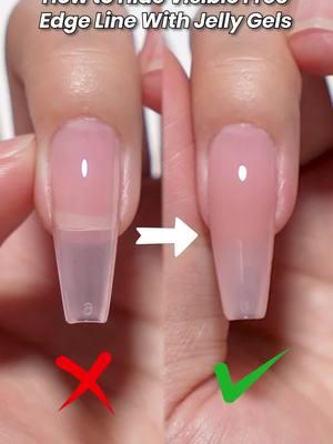 ✨️How to Hide Visible Free Edge Lines with Jelly Gels💅 #beetlesgelpolish #ShopVideoCarniva #diynails #nailsdesign #nailart #nailtutorial #notd #nailinspo #nailhack #nailtech #jellygel