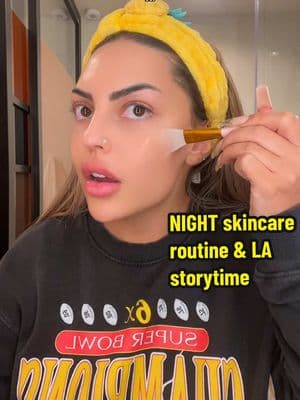 My nighttime skincare routine & a yap before Vegas 🚗 ⭐️🍍 #fyp #vegas #losangeles #richthekid #keys #nye #skincareroutine #LA #nighttimeroutine #skin #koreanskincare #tygaLA #tirtirmilkskintoner #collagensleepingmask 