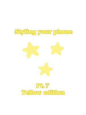 Styling ur phone Pt.7 #wallpaper #asset_wallpaper #yellow #styling