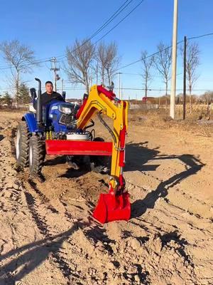 ##tractor #agriculturaltractor #fourwheeltractor #wheeledtractor #excavator 