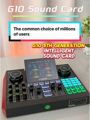 The common choice of millions of users#G10 #tenlamp #soundcard #fyp #TikTokShop #Direct #singing #play #Sound #soundeffects #tiktokfashion #soundstouse 