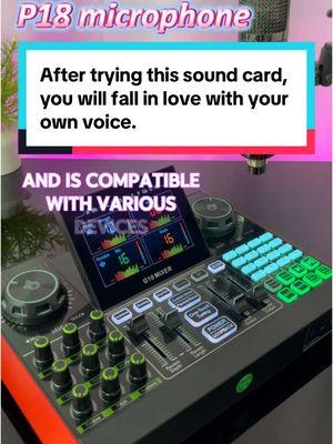 After trying this sound card, you will fall in love with your own voice.#G10 #tenlamp #soundcard #fyp #TikTokShop #Direct #singing #play #Sound #soundeffects #tiktokfashion #soundstouse 