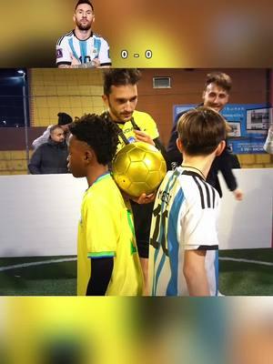 El Classico Mini Messi vs Mini Vinicius Junior #football #Soccer #soccertiktok #messi #vinicius #fyp 