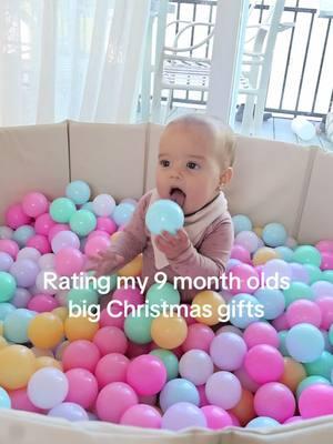 Rating from 1-10 #babysfirstchristmas #christmaspresents #babytoys #babygiftideas #9montholdbaby #babyballpit #babyswing #toniesbox #babyshoppingcart #climbingset #babyplaytime #babyactivities #momlife #singlemom #babylifestyle #momandbaby #christmasgiftguide #holidaytoys #babyholidayfun #babysfirstgifts #playtimefun #babytoddlerplay #newmomlife #babymemories #holidaymagic #babychristmasgifts #christmastoyideas #holidaygiftguide 