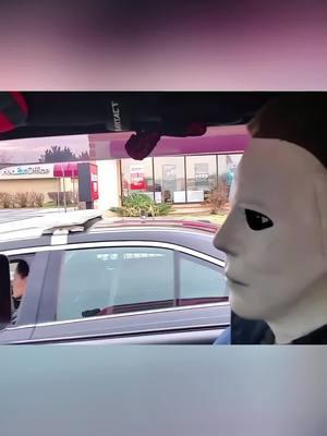 Nothing to see here Officer... 🤣 #michaelmyers #halloween #funnyprank #funnyvideo #scarecam #jumpscare #scareprank #prank #fyp