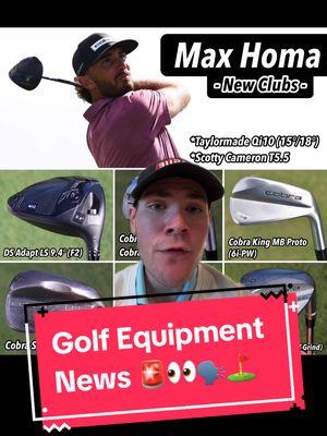 Lots of golf equipment moves are happening early in the new year… #greenscreen #golfclubs  #cobragolf #pxg #titleist #callaway #taylormade #scottycameron 