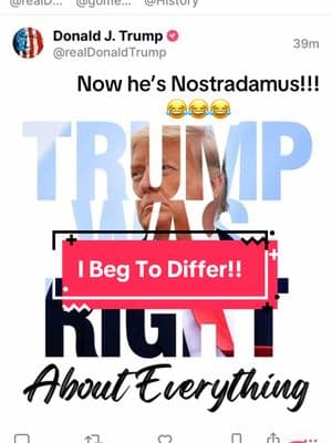 His Theme Song for the next 4 Years!!! #insane #insaneinthemembrain #loco #donaldtrump #maga #magacult #nostradamus #youreinacult #ibegtodiffer #comedyvideo #funnyvideo #foryoupage #foryourpage #roadto30k #fifthbeatleardee #trend #trending #truthsocial #crazy 