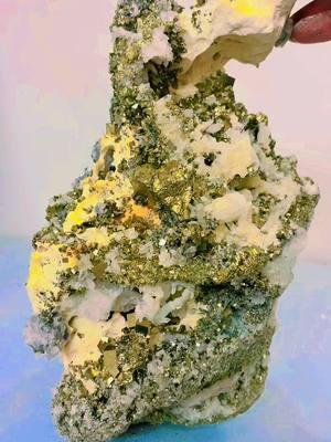 Pyrite#specimen #pyrite with calcite#pyrite cube specimen 