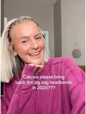 Literally obsessed #zigzagheadband #headband #hairtok #newtrend #newtrends #2025trend #newyearnewme #newyearsresolution #2025 #tiktokmademebuyit 