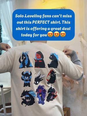 Solo Leveling fans can’t miss out this shirt😍😍😍 #sungjinwoo #sololeveling #sungjinwooedit #shadowmonarch #beru #iron #igris #bellion #jima #kaisel #animetiktok #sololevelingseason2 #sungjinwoosololeveling #sololevelinganime #bestanimemoments #sololevelingss2 #sololevelingmanhwa #viralvideo #trending #fyp 