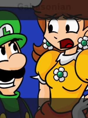 Luigi and Daisy get into a fight 2 #luigi #daisy #princessdaisy #supermario #mario