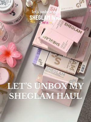 Let’s unbox my pink SHEGLAM mega haul 🎀✨ I can’t wait to try everything with you! Let me know what @SHEGLAM product you want to see first✨#SHEGLAMpartner #SHEGLAM #SHEGLAMHAUL #SHEGLAMproductcheck #FULLFACEOFSHEGLAM #SHEGLAMHonestReviews