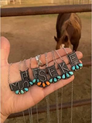 Miss ma’am was feeling herself in the background butt now that Christmas is over I can finally share these babies !! Custom rope pendants are now available on the website 🎁🛒 #rockinkcompany #stampedjewelry #westernjewelry #smallbuisness #handmade #turquoisejewlery #silversmith #beginnersilversmith #turquoisejewlery 