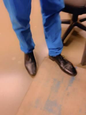 The PM Supervisor wanted to dress up today.. yall he be in the warehouse 😂 that man was slidling all over the place this day…#churchshoes #fyp #workplacehumor 